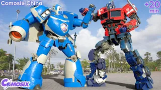 变形金刚: Rise of the Beasts | Optimus Prime vs Mirage Fight Scene [2023]