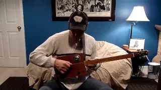 Fingerstyle in an Open "G" Tuning on a 4-string Cigar Box Guitar