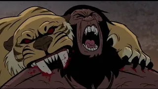 Young Spear And His Father  Vs Sabre Tooth Tigers || PRIMAL Season 2 Episode 10