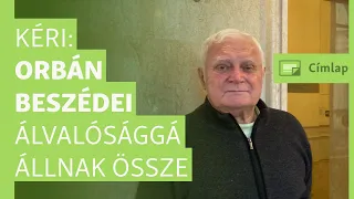 Kéri László: Orbán beszédei hemzsegnek a zagyvaságoktól, de fel vannak építve