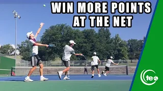 How To Win More Points At The Net : TENNIS TACTICS