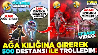 AĞA KILIĞINA GİRİP RAST GELE 500 DESTANSI İLE TROLLEMEK 🤣 | PUBG MOBILE