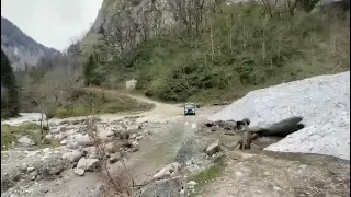 Гегский водопад Абхазия джип тур
