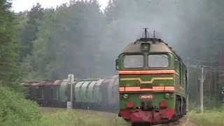 Old diesel locomotive 2M62-0176 / Тепловоз 2М62-0176