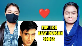 Reaction on Top 💯 Ajay Devgan Song/ Reaction/atoz journey