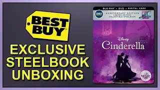 Cinderella (1950) Best Buy Exclusive Signature Collection Blu-ray SteelBook Unboxing