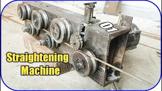 Metal Straightening Machine - How To Straighten Metal Round Wire