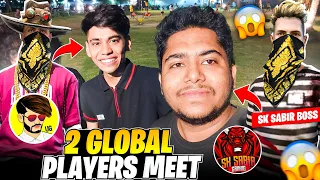 When 2 Global Players Met in Real Life😎❤️‍🔥@sksabir-gaming बवंडर🔥⚡️!!