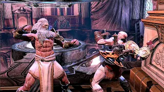 God Of War 3 Kratos vs Zeus Final Boss Fight Hd 60fps