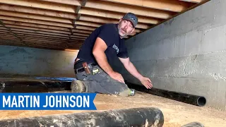 THIS MAKES THE PROS CRINGE! (Plumbing Rough In) | Off Grid Cabin Build #25