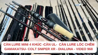 Cần Câu Nhật: Cần Mini 4 Khúc, Cần UL, Gamakatsu, Coltsniper XR, Dialuna, Abu , Expride - video 968