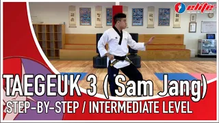 Taegeuk 3 - [ Sam Jang ]  Step by Step