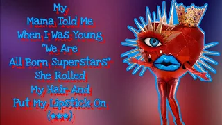 Queen Of Hearts Performs "Born This Way" By Lady Gaga (Lyrics) | The Masked Singer