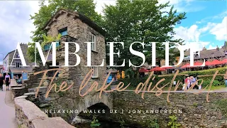 AMBLESIDE Town Walk | Lake District National Park Cumbria | 4K #lakedistrict