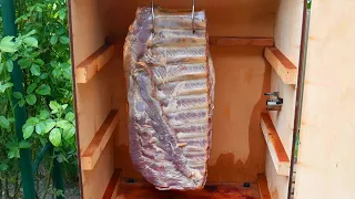 SMOKED RIBS. How to smoke meat properly. ENG SUB