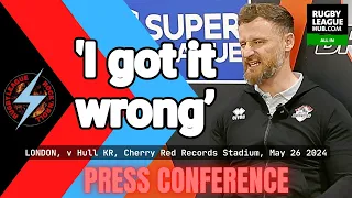 WLF TV: #SLlonhkr - London presser