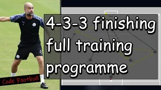 4-3-3 finishing! Full training programme #1!