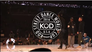 K.O.D. World Cup 2016 Final Hip Hop KOREA/FRANCE - Les Twins, Waydi, Boubou - Criminalz Crew