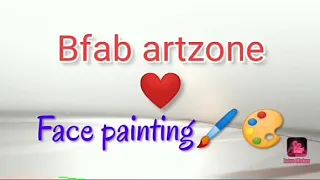 #Shritha #SaiSiri  || Bfab artzone. ||  Easy Face painting 🎨