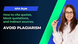 Quoting VS Paraphrasing APA style: Paraphrases, Citations & Quotations to avoid Plagiarism