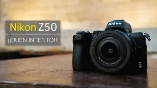 NIKON Z50 Una cámara PROMETEDORA con un GRAN FALLO