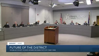 Douglas County school board deciding fate of superintendent