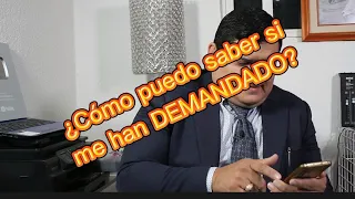 ¿Cómo saber si te han DEMANDADO?