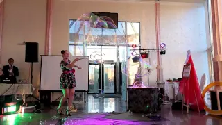 Шоу мыльных пузырей Lucky Bubbles. Артисты на свадьбу в Нижнем Новгороде
