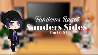 Fandoms react||6/???||(Sanders Sides)||Good Ghost Melanie||Virgil Afton AU