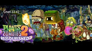 Plantas vs zombies 2 Reflourished Lost City (Ciudad Perdida) night 33-42 con subtítulos en Español