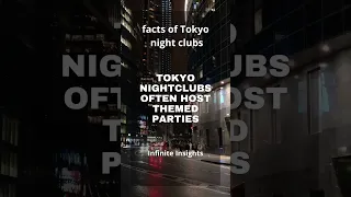 facts of Tokyo night clubs 5