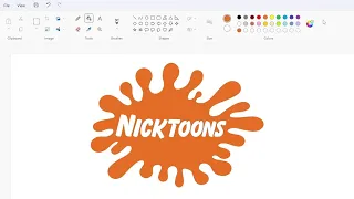 How to draw the Nicktoons logo using MS Paint | How to draw on your computer
