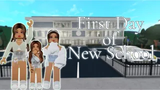 GIRLS FIRST DAY AT NEW SCHOOL! *KIDS BULLIED PAISLEY?!* || Roblox Bloxburg Roleplay