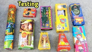 New and unique different types of firecracker testing 2021 | Diwali fireworks testing 2021