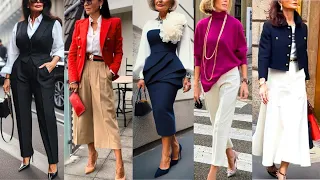 👉 How to dress and look stylish over 60 with the beauty of Italian elegance Street Style May 2024