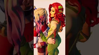 Harley Quinn and Poison Ivy kissing 💋