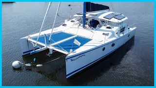 Do FAST & AFFORDABLE Catamarans Even Exist? [Full Tour] Learning the Lines