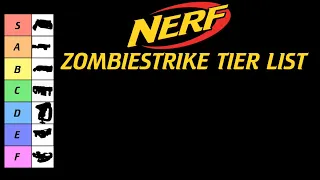 The Nerf Zombie Strike Tier List