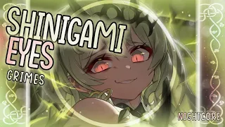 [Nightcore] ➳ Shinigami Eyes - Grimes (Lyrics)