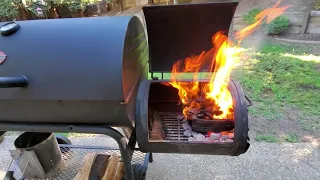 BBQ 101 - How to Build a Fire in your Offset Smoker Firebox and Temperature Management #offsetsmoker