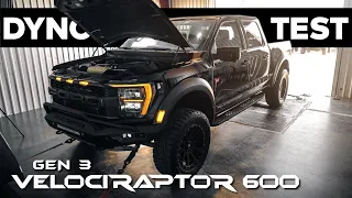 2022 VelociRaptor 600 Ford Raptor Chassis Dyno Testing!