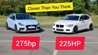 BMW 1 Series VS Hyundai I30N Dragrace