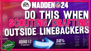 How to Scout and Draft Superstar X-Factor Outside Linebackers in Madden 24 Franchise Mode