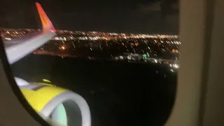 Spirit Airlines A320NEO landing & taxi at Fort Lauderdale