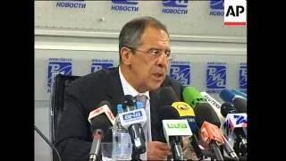 Russian FM Lavrov reaction to NKorea nuclear test plan