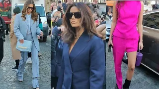 VICTORIA BECKHAM Paris Fashion Week 🇲🇫 EVA LONGORIA Autumn Winter  STREET STYLE GUESTS