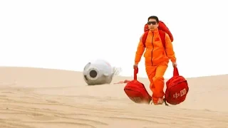 Chinese astronauts conclude field survival training in desert