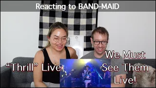 Reacting to BAND-MAID "Thrill" Live Dallas Tx