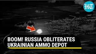 Putin's Men Blow Up Ukrainian Ammo Depot in Krasnopol | Watch Russian Army's "Surgical Precision"