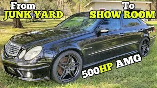 Buying, Rebuilding and Modding a Cheap Salvage Supercharged AMG Mercedes